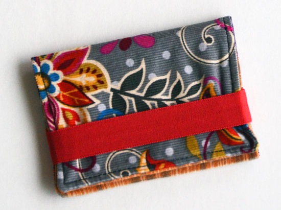 Tutorial - Business Card Wallet with Fold Over Elastic Closure