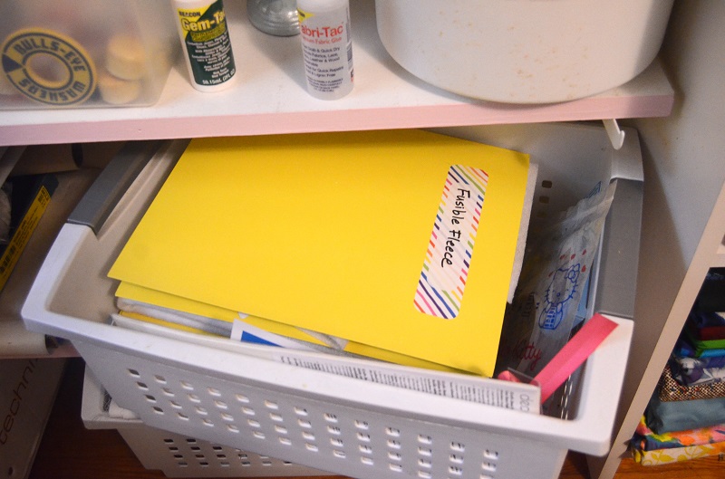 Easy way to organize your interfacing - for less than $5!