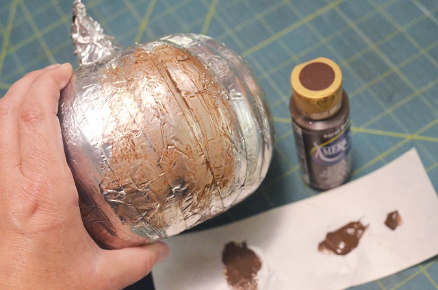 Steampumpkin from a dollar tree foam pumpkin - TUTORIAL