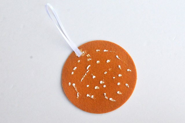 Felt Taco Christmas Ornament - TUTORIAL