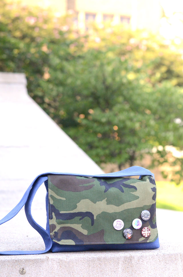 Sew a messenger bag - Campus Messenger Bag tutorial