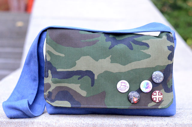 Sew a messenger bag - Campus Messenger Bag tutorial