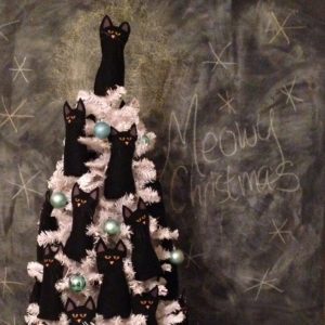 Crazy Cat Lady Christmas tree