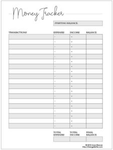 Free Printable Service Project Planner Pages