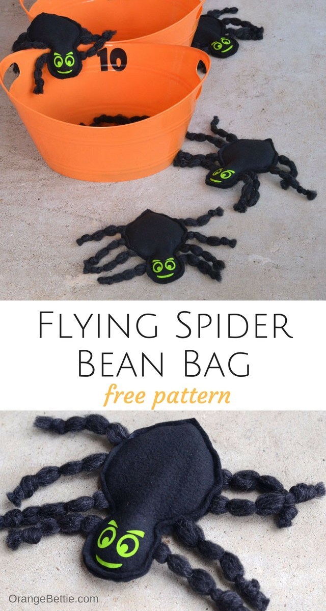 Flying Spider Bean Bags - Free Pattern and Tutorial