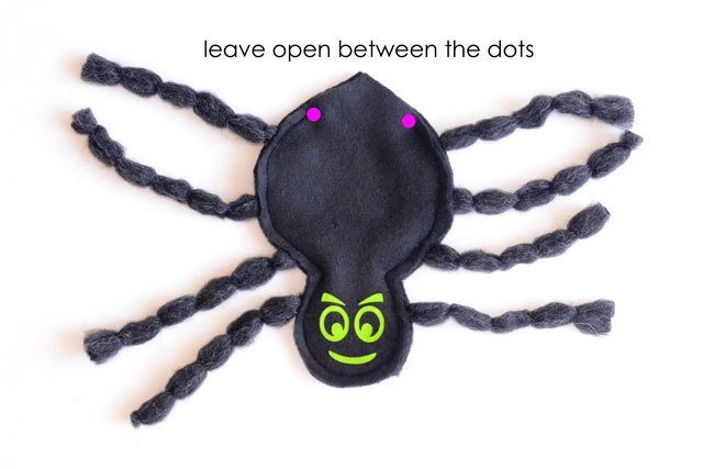 spider plush pattern