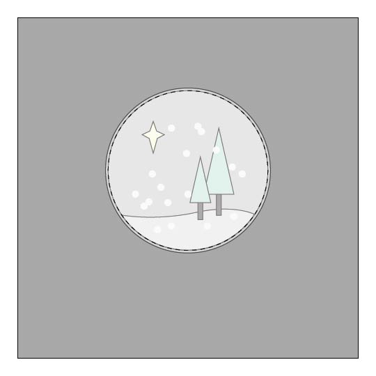 Snow Globe Christmas Pillow - Sewing Tutorial