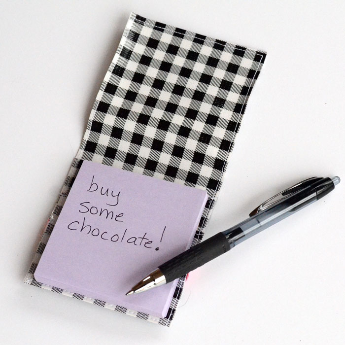 Oilcloth Post-It Note Holder - Easy Sewing Tutorial