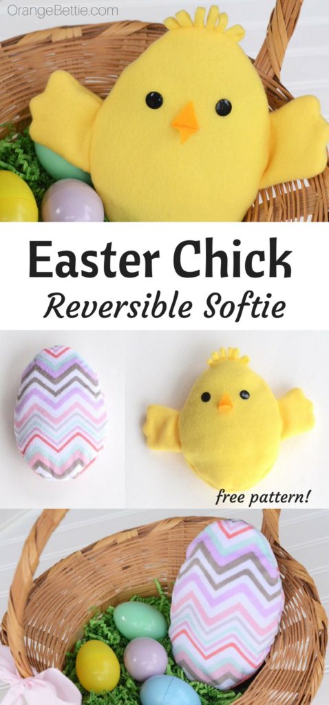 Easter Chick Reversible Softie - Sewing Tutorial