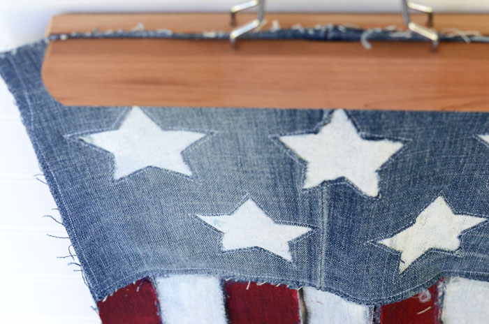 Upcycled Jeans Flag Banner - Easy Sewing Tutorial