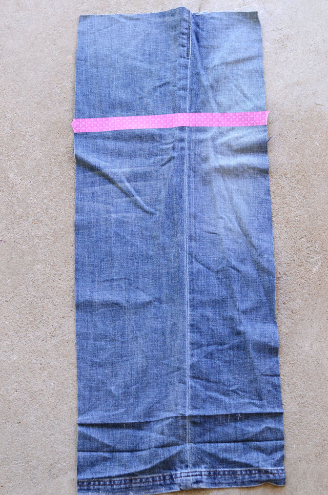 Upcycled Jeans Flag Banner - Easy Sewing Tutorial