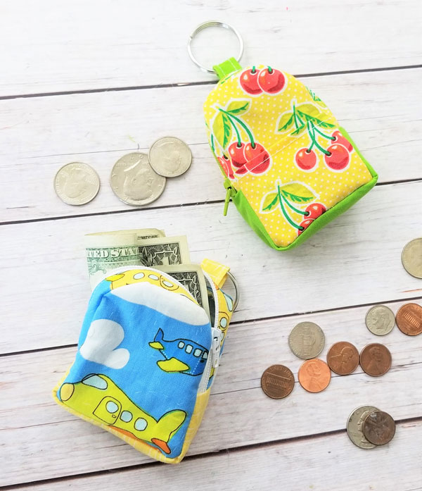 DIY Backpack Coin Pouch Pattern by Sew Simple Home