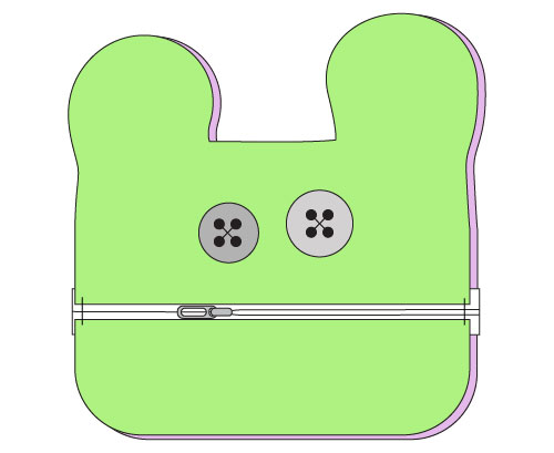 Little Monster Earbud Pouch - Free Sewing Pattern