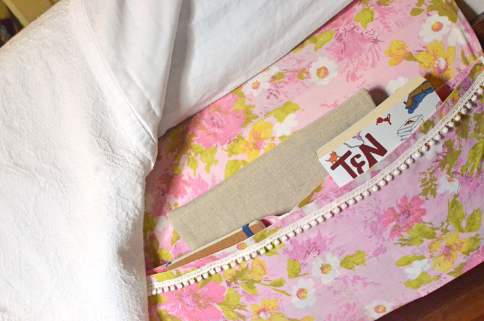 Vintage Pillowcase Bed Caddy - Sewing Tutorial