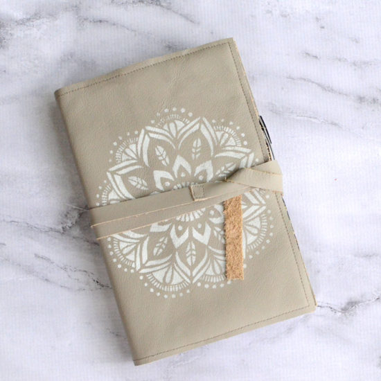 DIY Leather Journal Cover –Easy Sewing Tutorial - Orange Bettie