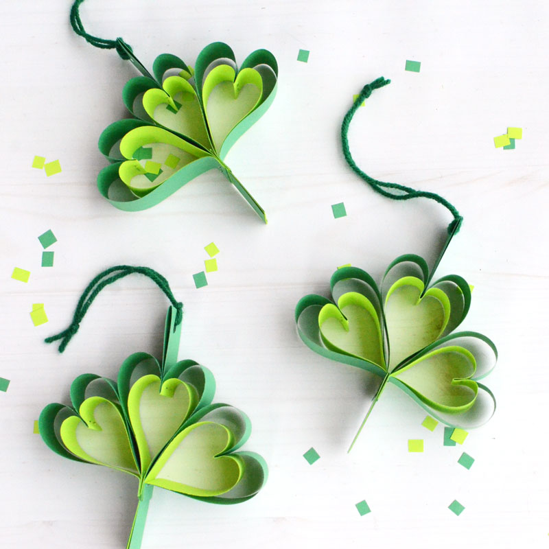 Easy Paper Shamrock – 3 Minute Craft Tutorial