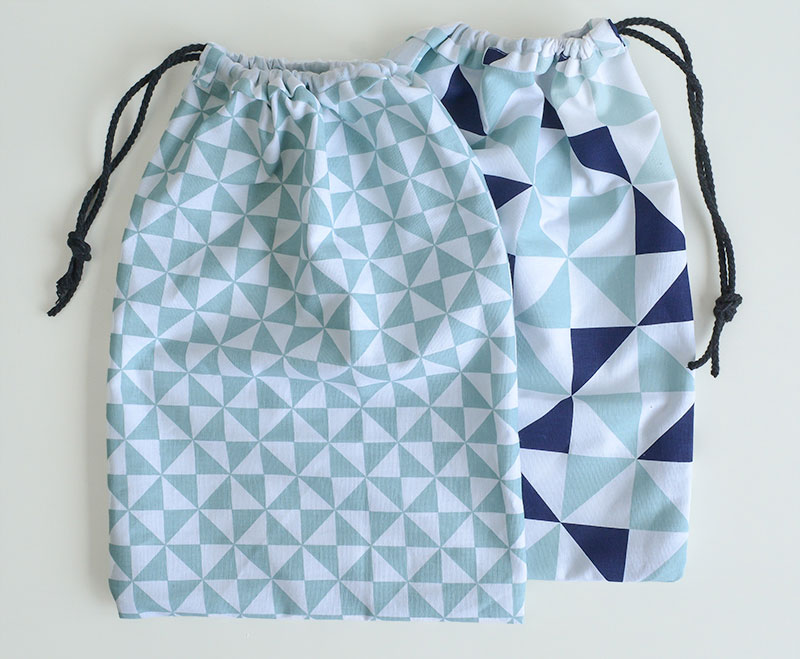 Beginner sewing projects: Quick and easy things to sew  - drawstring bag