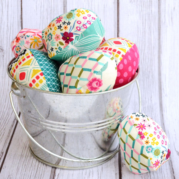 Soft Fabric Easter Eggs by Orange Bettie