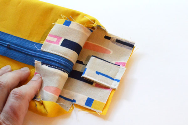 Boxy Pencil Pouch, step 12