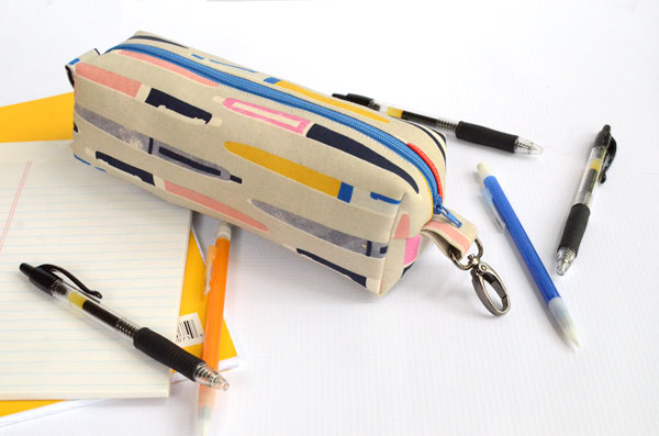 Boxy Pencil Pouch Free Sewing Pattern