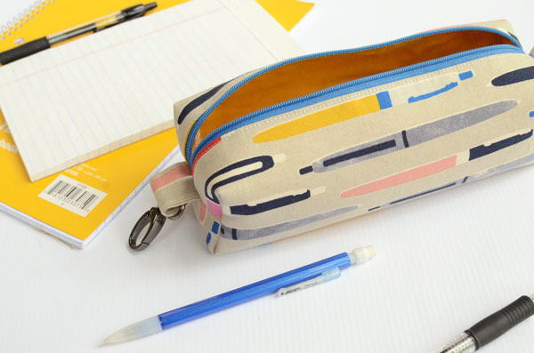 Boxy Pencil Pouch Free Sewing Pattern