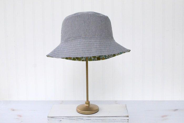 Summer Bucket Hat Tutorial With Free Sewing Pattern by Orange Bettie