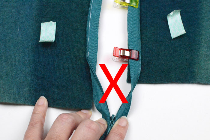 How to Sew an Invisible Zipper in a Pillow - step 6