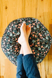 DIY Floor Pouf by Heather Handmade