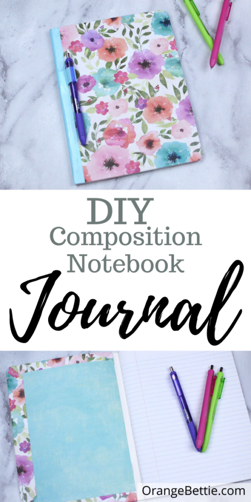 DIY Composition Notebook Journal Tutorial