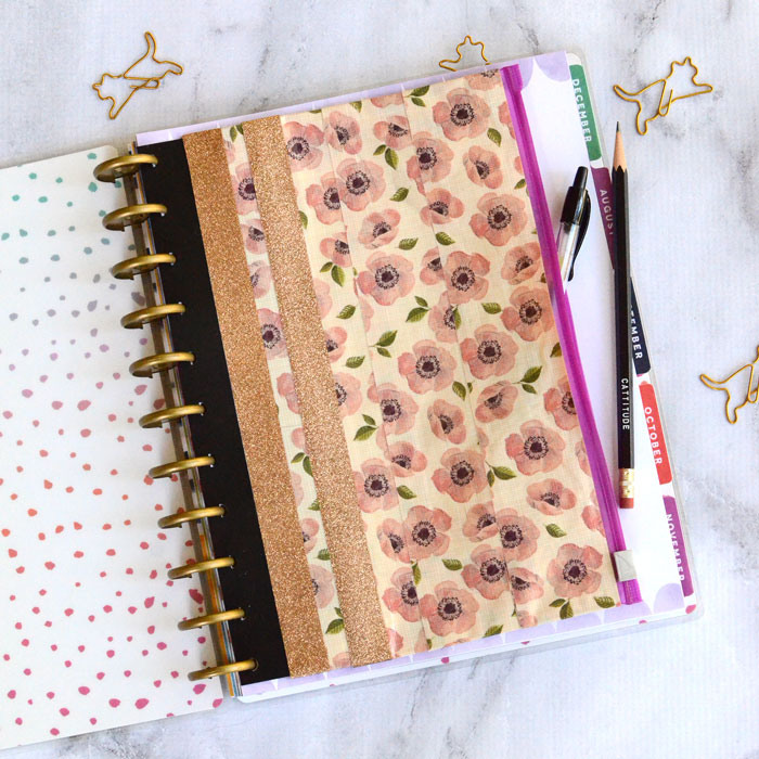 Duct Tape Pencil Pouch for Happy Planner - DIY Tutorial