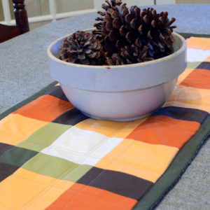 Patchwork Plaid Table Runner Hot Pad - Sewing Tutorial