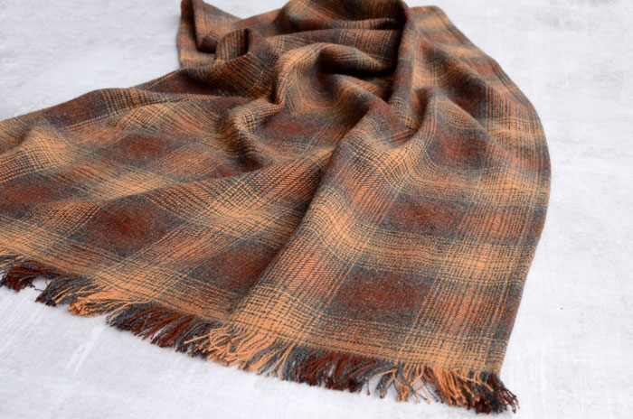 Flannel Tea Towel with Fringe